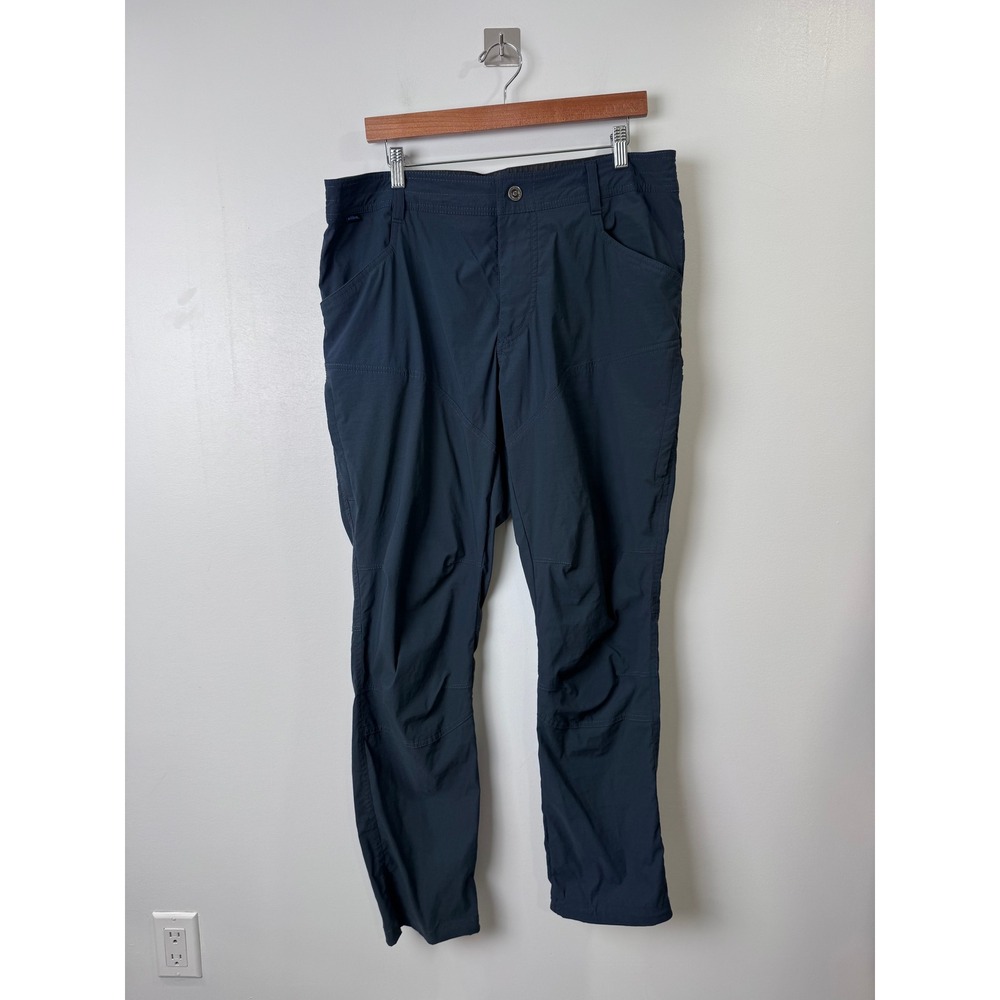 Kuhl Men Genegade Navy Blue Hiking Performance Pants Stretch 36x32